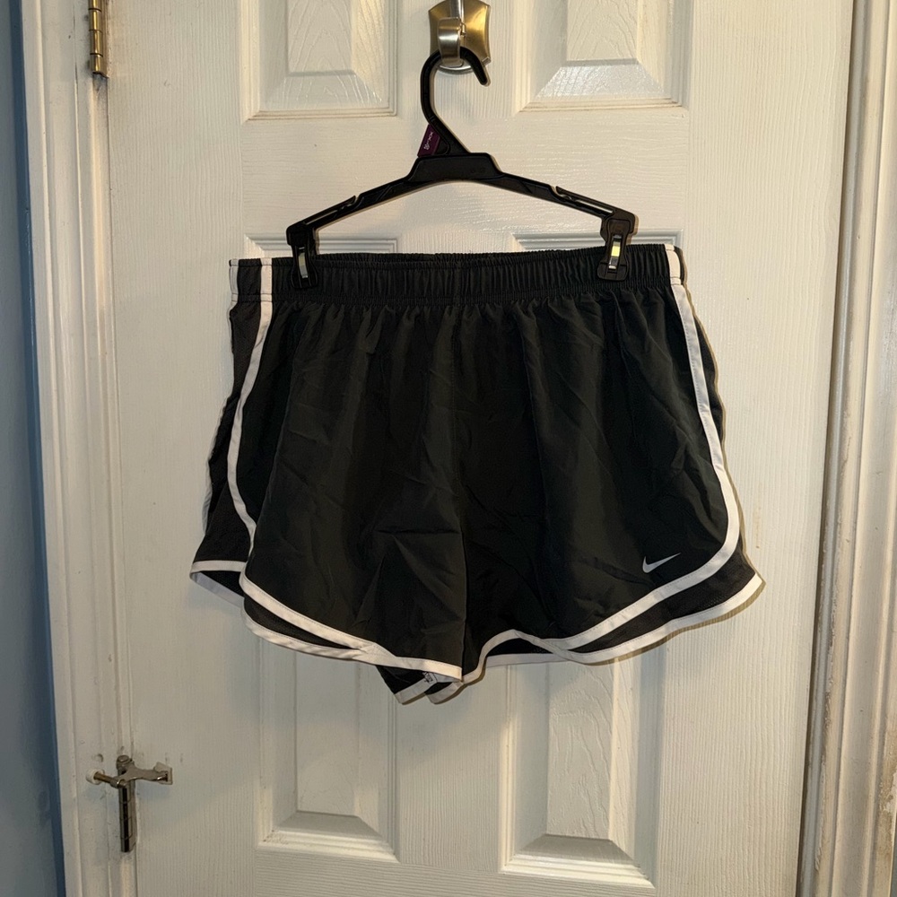 Nike Black and White Athletic Shorts